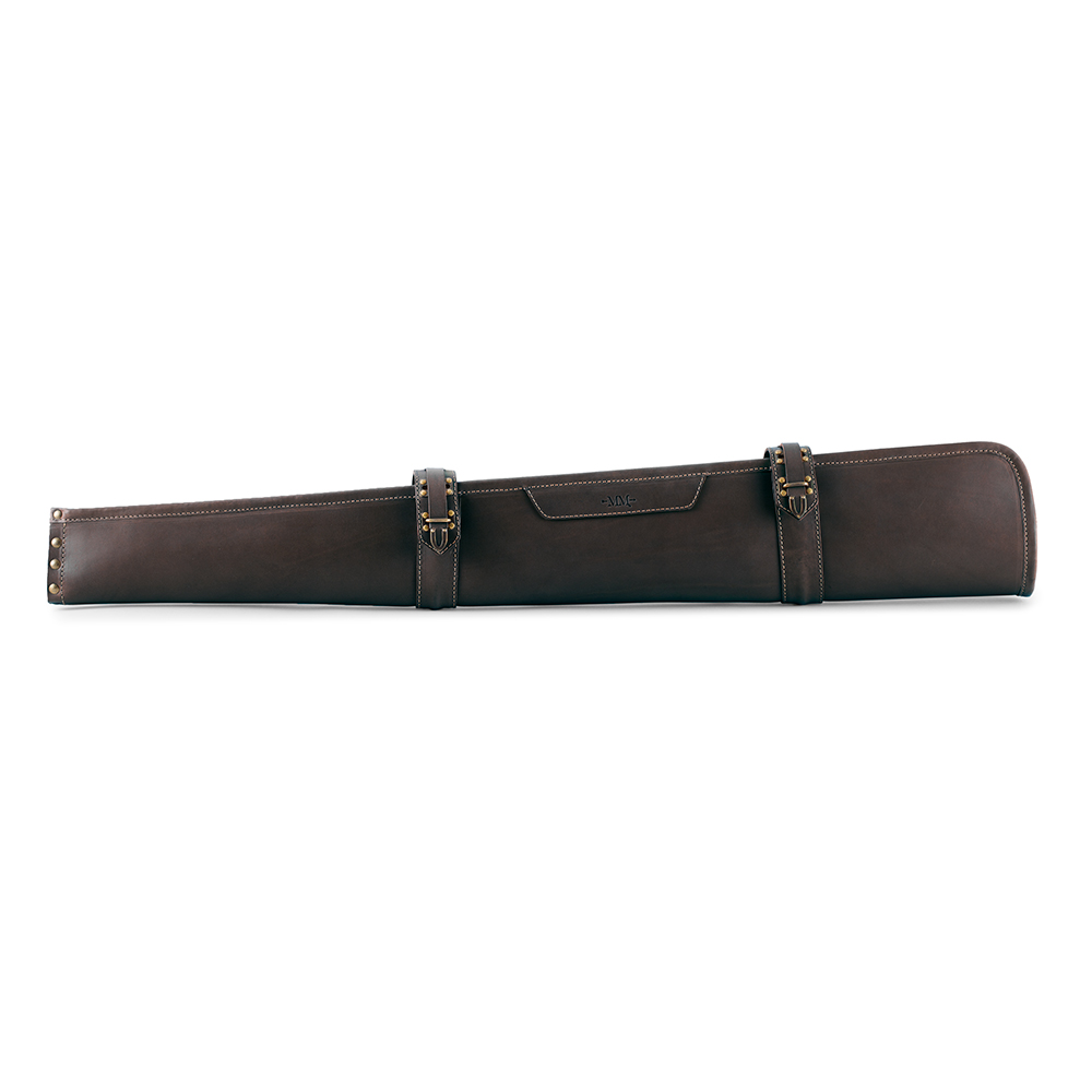 By definition, a scabbard is a sheath for a gun. This updated version has a simple, adjustable strap closure that snuggly holds and protects your shotgun. Further, the shearling lining protects against abrasion and potential damaging dings. The full-grain vegetable-tanned leather makes the scabbard as handsome as it is functional. The maker, Mission Mercantile, tells us it also satisfies the front-seat carry laws for vehicles (though always check your local laws). The scabbard length is 41 1/2 inches and the height tapers from 6 1/2 to 4 inches.