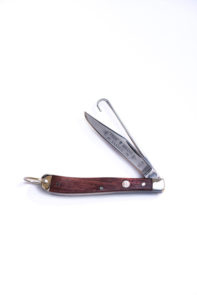 This pocket knife from Boker is a bird hunter’s trusted companion, made to last — and be passed — across generations. A 3 1/4” stainless steel blade complements an elongated gut hook for versatile use in the field. Rosewood handles and nickel silver bolsters ensure long and faithful use. Closed length is 4 inches, and a lanyard loop enhances both functionality and security. With a uniquely essential connection to the upland sporting lifestyle, this simple knife will serve as a daily reminder of glorious days afield: past, present, and future.