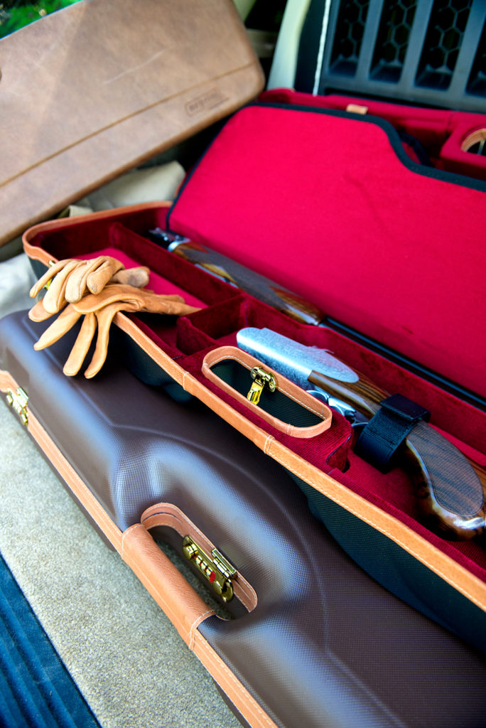 When you travel with a shotgun, having the right case is critically important. The Negrini 1605 Luxury Leather Case and 1621B Deluxe Hunting Combo Case have padded interiors and compartments for the gun’s stock and receiver, barrel and fore-end, and chokes and other accessories. The maximum barrel length is 30½ inches for the 1605 and 30¼ inches for the 1621B. Not only are the cases handsome and rugged—perfect for a car or the shooting club—but they’re also certified for international air travel. The exterior on the 1605 is all Italian leather, and both cases have hardened locks and hinges.
