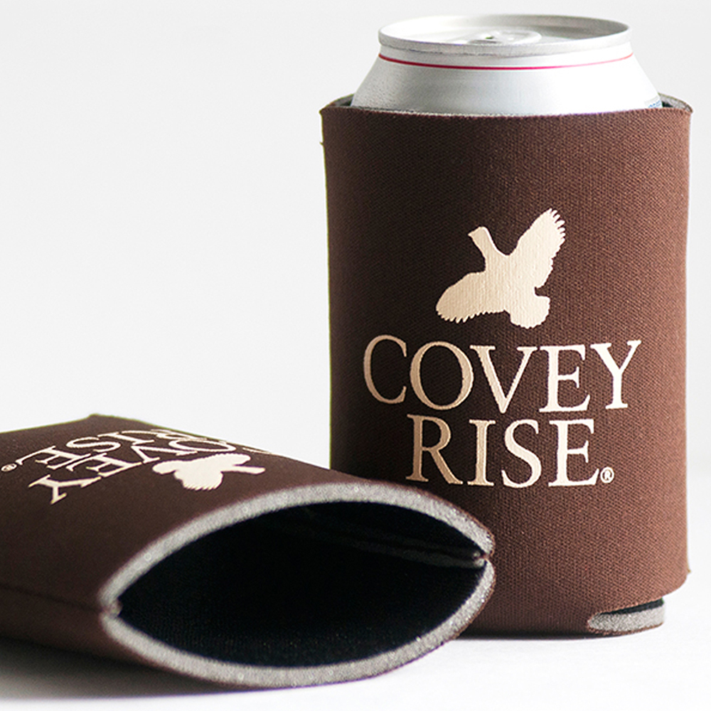 Keep your favorite beverage chilled in style with a Covey Rise Koozie.